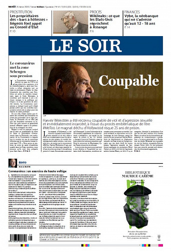 Le Soir - Mardi 25 Février 2020