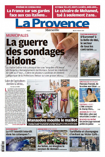 La Provence Marseille - Mardi 25 Février 2020