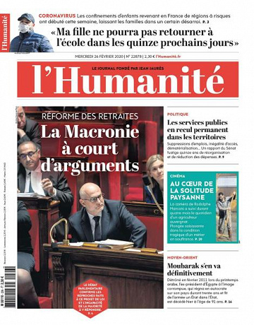 L’Humanite - 26 Février 2020