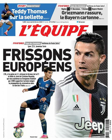 L’equipe du Mercredi 26 Février 2020