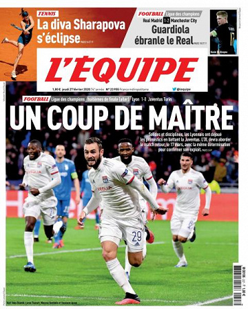 L’equipe du Jeudi 27 Février 2020