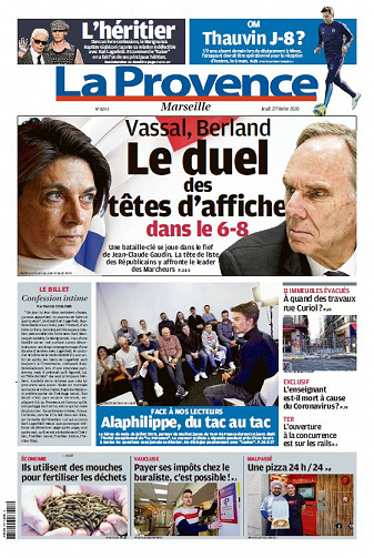 La Provence Marseille - Jeudi 27 Février 2020