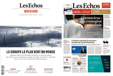 Pack Les Echos + Les Echos Week-end - Vendredi 28 Février 2020