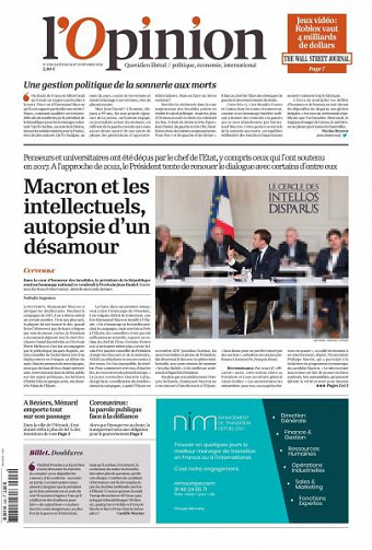 L’Opinion - 28-29 Février 2020
