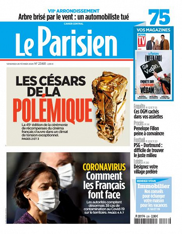 Le Parisien du Vendredi 28 Février 2020
