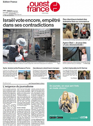 Ouest France - Samedi 29 Février 2020