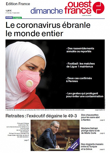 Ouest France - Dimanche 1er Mars 2020
