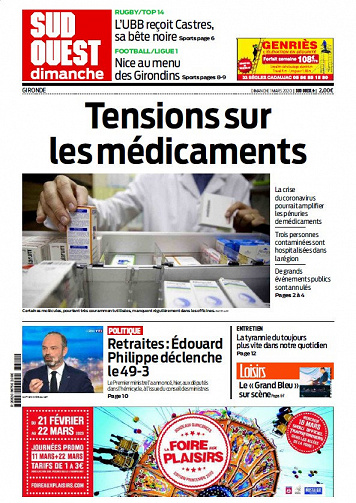 Sud Ouest Dimanche - Gironde - Dimanche 1er Mars 2020
