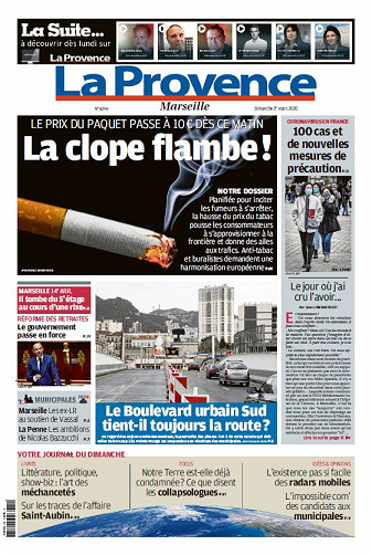 La Provence Marseille - Dimanche 1er Mars 2020