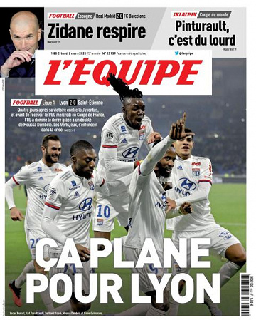 L’equipe du Lundi 2 Mars 2020