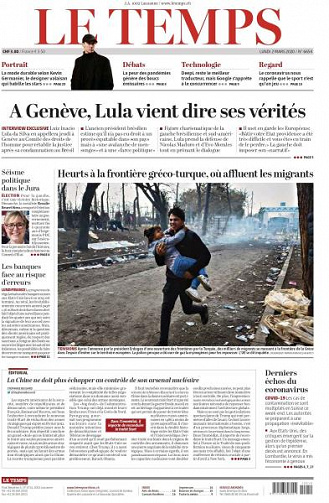 Le Temps - 2 Mars 2020