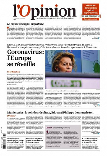 L’Opinion - 3 Mars 2020