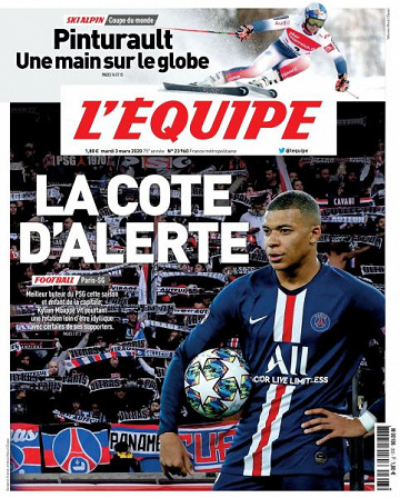 L’equipe du Mardi 3 Mars 2020