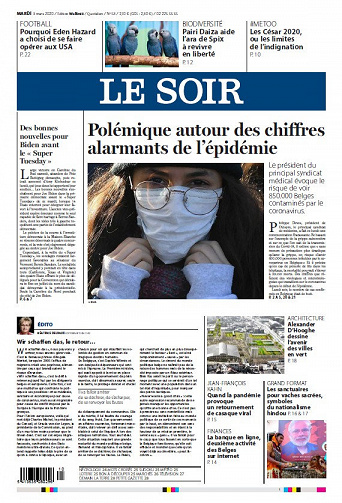 Le Soir - Mardi 3 Mars 2020
