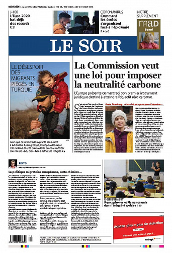 Le Soir - Mercredi 4 Mars 2020