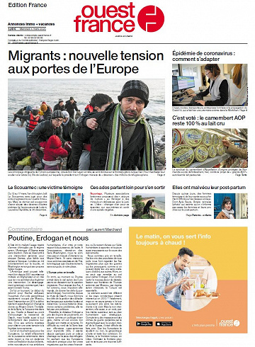 Ouest France - Mercredi 4 Mars 2020