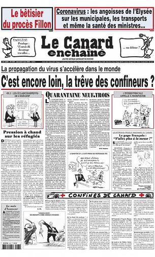 Le Canard enchaîné N°5182 - 4 Mars 2020