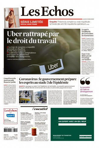 Les Echos du Jeudi 5 Mars 2020
