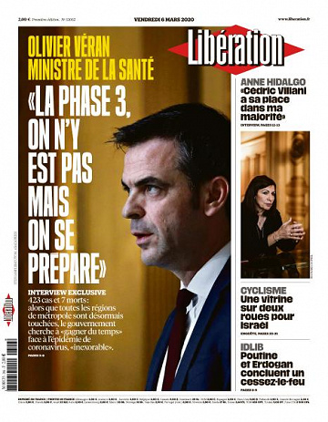 Libération du Vendredi 6 Mars 2020