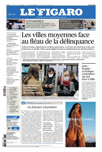 Le Figaro du Vendredi 6 Mars 2020