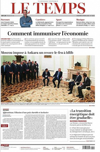 Le Temps - 6 Mars 2020