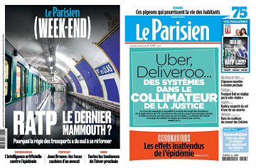 Pack Le Parisien + Le Parisien Week-End - Vendredi 6 Mars 2020