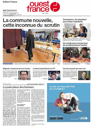 Ouest France - Vendredi 6 Mars 2020