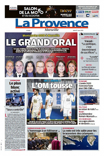 La Provence Marseille - Samedi 7 Mars 2020