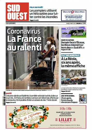 Sud Ouest Sud-Gironde - Samedi 7 Mars 2020