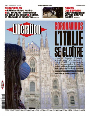 Libération du Lundi 9 Mars 2020