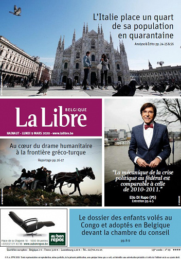 La Libre Belgique - Lundi 9 Mars 2020