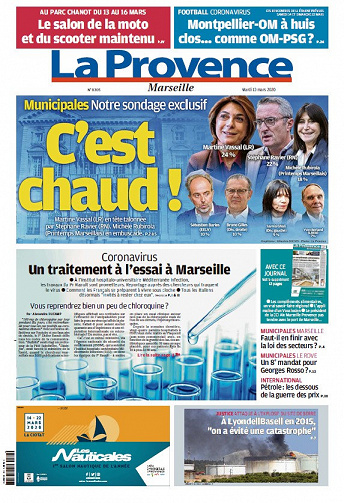 La Provence Marseille - Mardi 10 Mars 2020