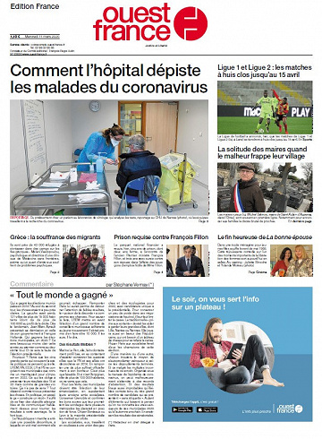 Ouest France - Mercredi 11 Mars 2020