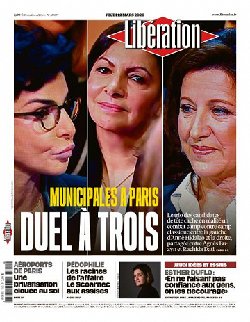 Libération du Jeudi 12 Mars 2020