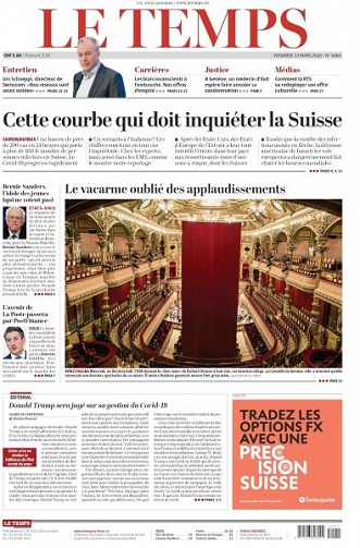 Le Temps - 13 Mars 2020