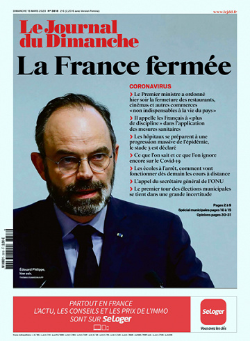 Le Journal du Dimanche - 15 Mars 2020