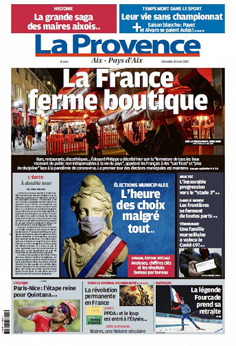La Provence Marseille - Dimanche 15 Mars 2020