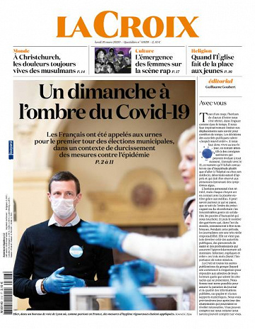 La Croix - 16 Mars 2020
