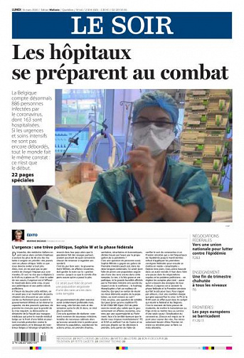 Le Soir - 16 Mars 2020