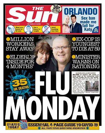 The Sun UK - Monday, March 16, 2020