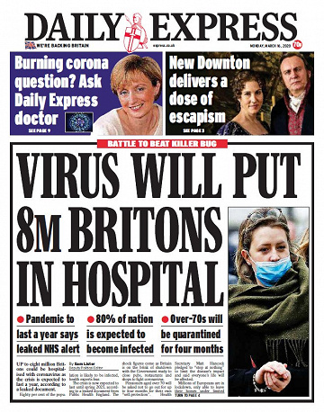 Daily Express - Monday, March 16, 2020