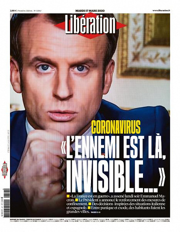 Libération du Mardi 17 Mars 2020