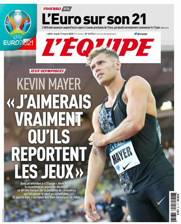L’equipe du Mardi 17 Mars 2020