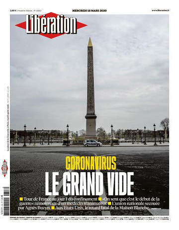 Libération du Mercredi 18 Mars 2020