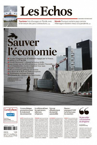 Les Echos du Mercredi 18 Mars 2020