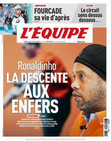 L’equipe du Jeudi 19 Mars 2020