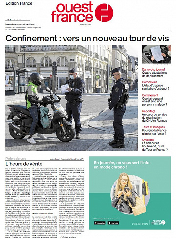 Ouest France - Jeudi 19 Mars 2020