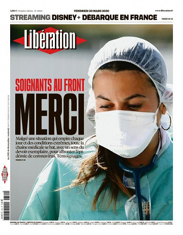 Liberation du Vendredi 20 Mars 2020