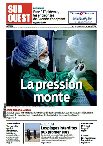 Sud Ouest Gironde - Vendredi 20 Mars 2020
