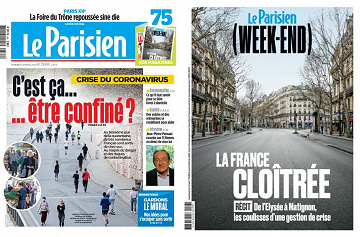 Pack Le Parisien + Le Parisien Week-End - Vendredi 20 Mars 2020